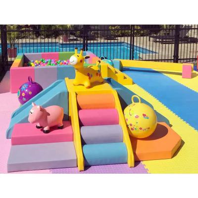 China Portable Toddler Playground Soft Playgrounds Kids The Playground Equipment Climb Foam Play Set for sale