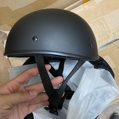 China ABS No Mashroom DOT Chopper Bike Style Motorcycle Helmet Open Face Motorcycle Helmet Running Half Face for sale