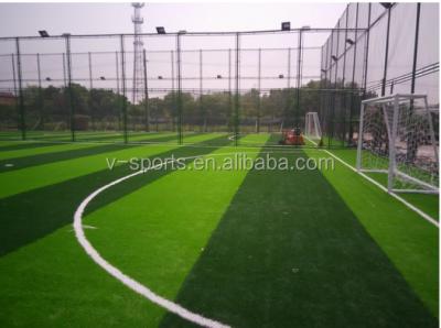 China PE Monofilament 40mm Artificial Grass For Mini Soccer Field In Two Tone Color Effect for sale