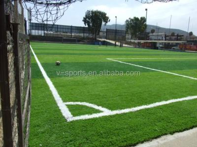 China Football Artificial Grass Curly PE Monofilament+PP 50 Mm Size / Pasto sintetico for sale