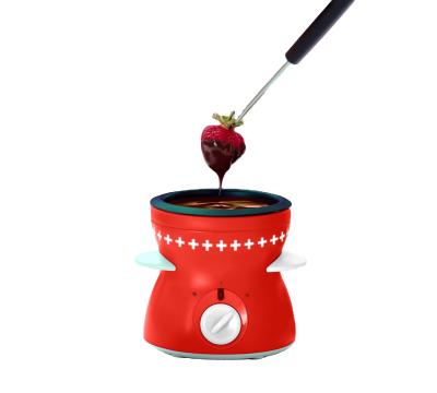 China Eco - Friendly Electric Chocolate Crucible Chocolate Fondue Set Cheese Warmer Mini Melter for sale