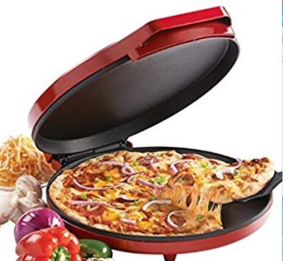 China Household Electric Temprature Control Nonstick Pizza Oven Calzone Maker and 12 Inch Pizza Maker for sale