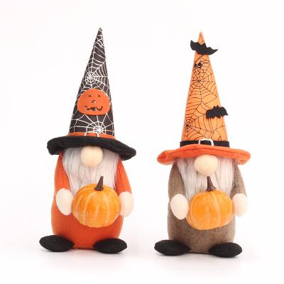 China Halloween For Home Party Supplies Halloween Party Haunted House Wall Decoration 12 Inch Pumpkin Bat Decoration Halloween Faceless Action Number for sale