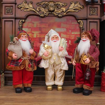 China Christmas Decorations Maker Wholesale Pendant 24 Inch Dolls Santa Claus Toy Advent Calendar Hyundai Santa Fe Custom Christmas Santa Claus for sale