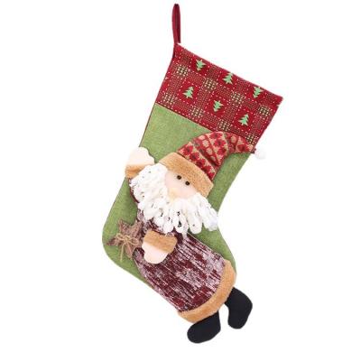 China Wholesale Custom Plain Luxury Sublimation Christmas Decorations Pendant Vintage Gift Decoration Socks Christmas Stockings Bulk for sale