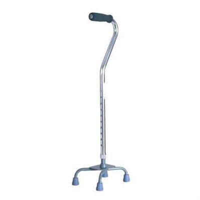 China High Quality Elderly Quadruped Walker Crutches Aluminum Alloy Outdoor Anti-skid Crutches for sale