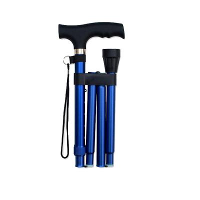 China New Durable Folding Aluminum Alloy Crutch Chair Rehabilitation Crutches Elderly Adults Automatically Unfold Crutches for sale