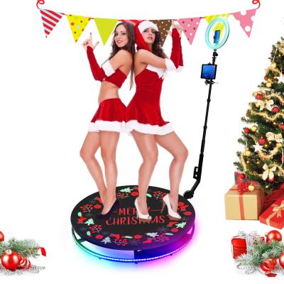 China 2021 Portable Party/Event/Promotion Photo Booth Custom Selfie 360 ​​Rotation 360 Photo Booth Machine With Ring Light for sale