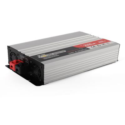 China 12V 24V 48V DC to AC 110v 220v 2000W Pure Sine Wave Power Inverter 39*21*8cm for sale