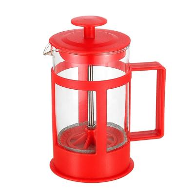 China Various Colors Of Pyrex Coffee Viable High Quality French Press for sale