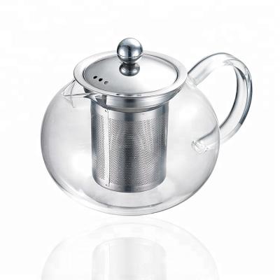 China 2019 Modern Design Heat Resistance Teapot Viable Small Kettle , Loose Leaf Teapot for sale