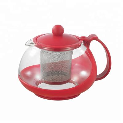 China Heat-resistant glass coffee and tea set viable promotion with tea and coffee cup for sale