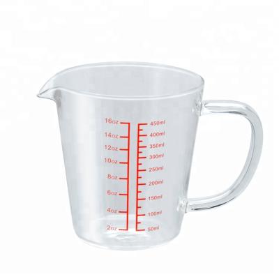 China Low Price 150ml Sustainable Borosilicate Promotion Drinking Glass Measuring Cup for sale