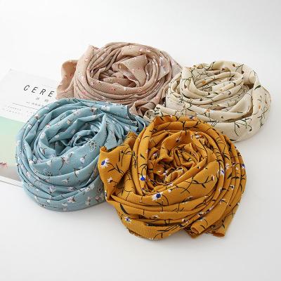 China Wholesale Fashion Malaysia New Chiffon Printed Women's Scarf Thick Scarf Yw124 for sale