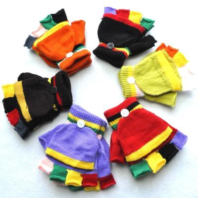 China Printed Quality Acrylic Custom Warm Gloves Winter Gloves Kids Gloves for sale