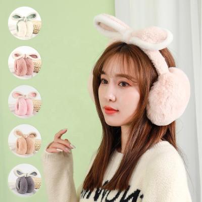 China 2022 winter warmer new kawaii ear muff cute winter plush thicken fashion hot women's ear muffs for sale