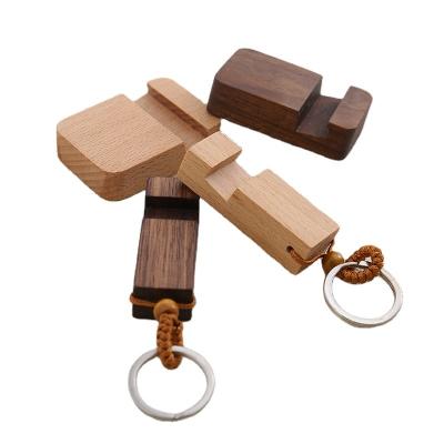 China Defender factory direct commercial multifunctional portable smart defender wooden key chain for sale