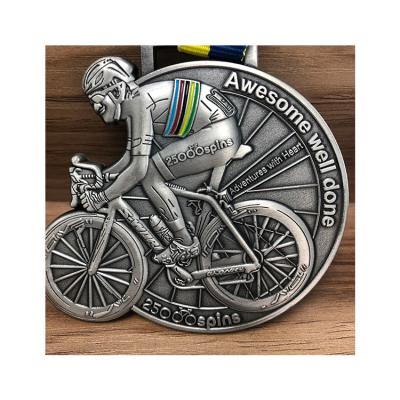 China China Newest Hot Selling Custom Design Competition Bike Medal For Collection Significance for sale