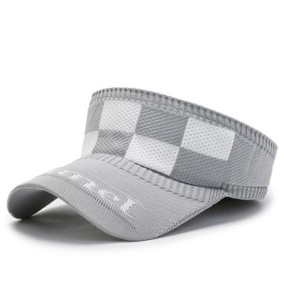 China New Arrived Breathable Summer Fashion Checkboard Sun Outdoor Sports Sun Visor Unisex Hats COMMON for sale