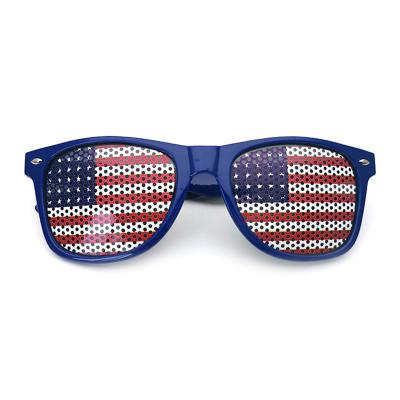 China Fashion Sunglasses Shape Flag Sticker Sun Glass Custom Promotional Sunglasses Party Celebration World Cup Sunglasses for sale