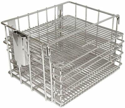 China Heavy Duty Deep Fryer Station 3 Tier Fry Basket With With Removable Shelves for sale