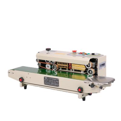 China Automatic Dry-ink Printing Band Sealing Machine for Continuous Bag Sealing Technology for sale