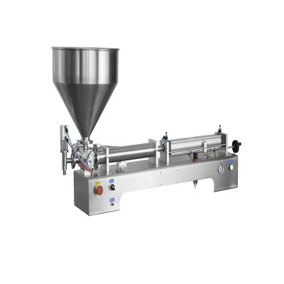 China Food Grade DUOQI G1WTD Paste and Liquid Dual Filling Machine for Restaurant Packing for sale