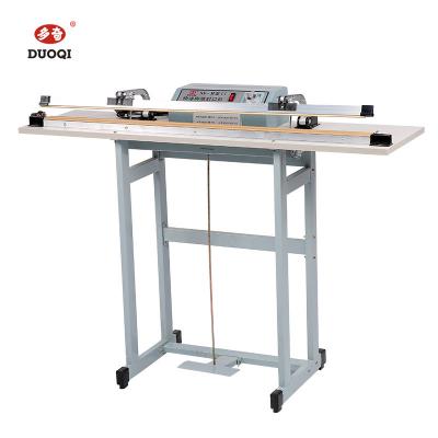 China Retail DUOQI SF-1000 Ijzeren Voetpedaal Enseal Sealer Bag Sealer Heat Sealer Semi-automatische Sluitmachine Te koop