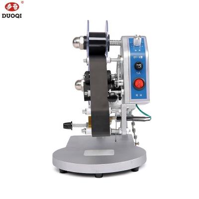 China 50 Hz Packaging Type Bags DUOQI DY-8 Hand Expiry Date Code Printing Machine Semi Automatic Coding Machine for sale