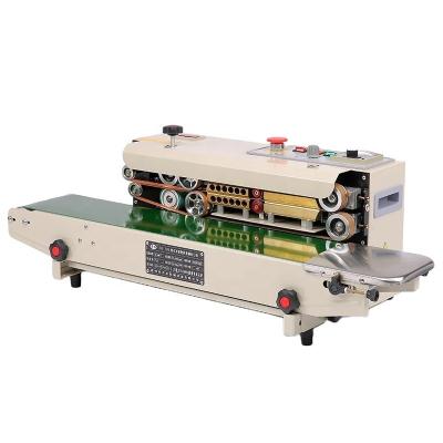 China Electric Driven DUOQI FR-770C Commodity Shrink Sleeve Seaming Machine Continuous Sealing Machine with Counter for sale