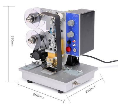 China DUOQI HP-241 Electric Ribbon Date Printer for Food Beverage Batch Expiry Date Coding for sale