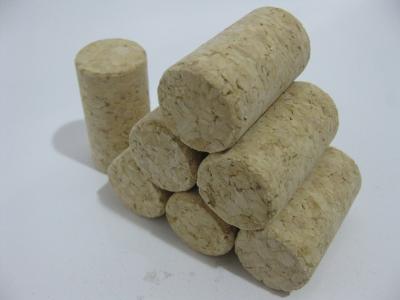 Cina tappo del sughero del vino di 24*44MM & sughero di Champagne con il materiale del sughero agglomerato grana fine in vendita