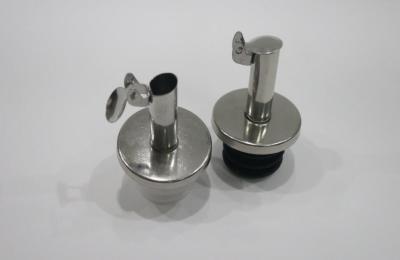 China Factory Wholesale 304/201 Stainless Steel Pourer Spout with TPE/Silicon Stopper and Cap for sale