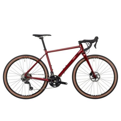 China Aluminum Alloy Factory 18 Speed ​​Shimano Gravel Bicycle For Adult 6061 Al Bike 700C Disc Brake Road Bike Aluminum Alloy Racing Bicycle In Stock for sale