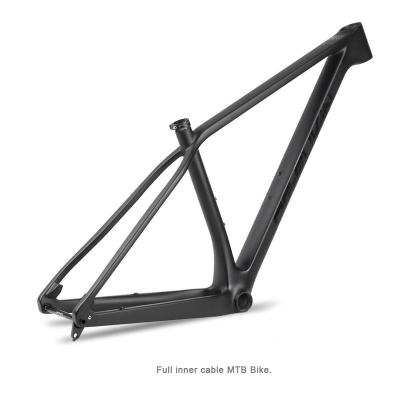 China T800 Mountain Bikes Carbon Mtb Bike Frame 29er XC Frame Set 148*12mm Mountain Carbon Fiber Bicycle Frames Inclined Cycling Frameset for sale