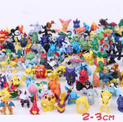 China OEM 192 Model Good Quality 2-3cm Mini Child Toy Action Figure Cartoon Go For Kids for sale