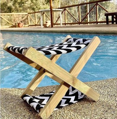 China Folds completely flat 2022 Factory manufacturer portable head rest pillow padded beach sand set up hammock rest support like wooden stool for sale