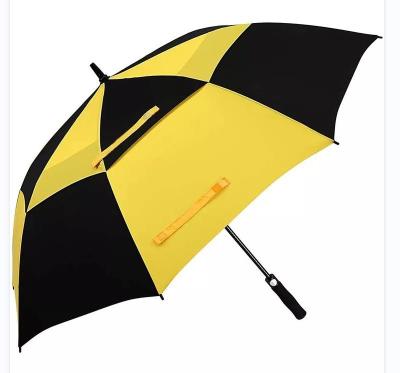 China CLASSIC 2022 54/62/68 Inch Automatic Open Golf Umbrella Extra Large Oversize Double Canopy Vented Windproof Waterproof Stick Umbrellas for sale