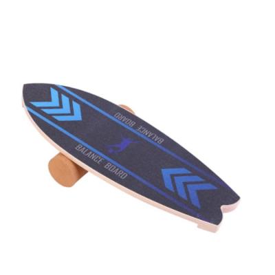 China Anti-Slip Outdoor Body Fitness Shimmy Board Balance Board Wooden Balance Rocker Board for sale