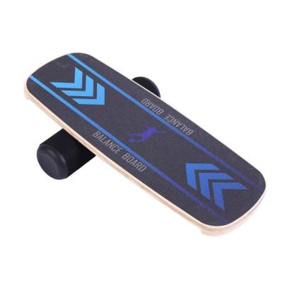 China Body Balance Board, Non Slip Pad, Private Label Fitness Balance Board Natural Wood for sale