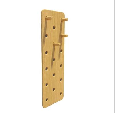 China Europe Hot Selling Climbing Walls Use Wooden Climbing Hand Holds Peg Board Climbing New Design for sale