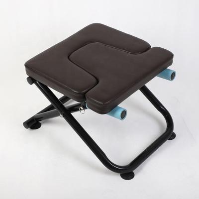 China Foldable Bench Indoor Household Headstand Yoga Chair Bench Yoga Headstand Chair Weight Lifting Chair Easy For Carry Larger Safe for sale