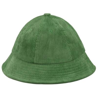 China Custom Logo Kid's Corduroy Bucket Hat High Quality Striped Corduroy Empty Hat for sale