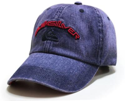 China COMMON Wholesale Denim Baseball Cap Custom Simple Distressed Baseball Cap for sale