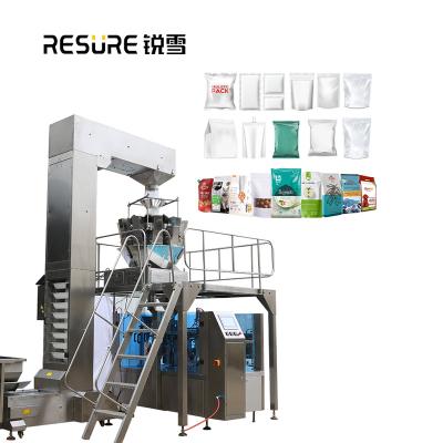 China RESURE RS-8DK Multihead Food Weigher Packing Machine Potato Chips Packing Machine for sale