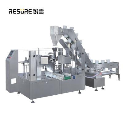 China Cheapest Factory Price Automatic Food RESURE RS-8DW Premade Bag Mayonnaise Packing Machine for sale