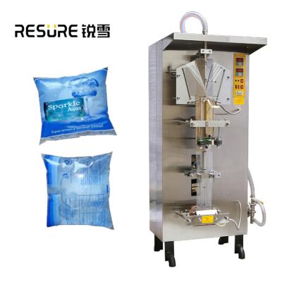 China Resure RS1000 Automatic Pouch Liquid Food Sachet Drinks Pure Water Filling Machine for sale