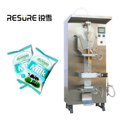 China Food Resure RS-BF1000 automatic liquid eliquid milk juice pouch wine packing machine sachet bag filling liquid packing machine for sale