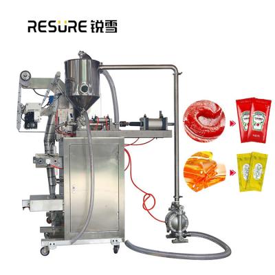 China RESURE RSIII-S100 4 Side Food Sauce Vertical Pouch Packaging Machine Filling Packing Liquid Packing Machine for sale