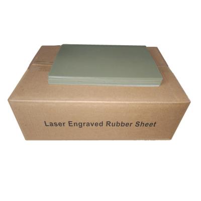 China laser rubber for self inking stamp 297x210x2.3mm A4 sheet no smell laser rubber for sale